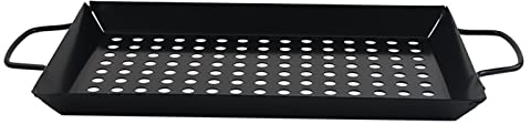 Cestello per grigliare spessa padella accessorio per barbecue per grigliare verdure pesce gamberetti carne campeggio pentole