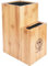 XYJ Messerblock, Bambus, Universal Messerhalter, große zweistufige Messer Stand Veranstalter Rack, zufällige Einfügung Messer Lagerung Rack, Küche Zubehör Werkzeug
