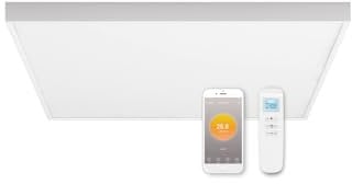 Infrarotheizung Deckenmontage mit Thermostat 400 Watt, Deckenheizung Infrarot Deckenheizstrahler, APP Fernbedienung Steuerung, Elektroheizung Heizplatte Heizkörper Heizpaneel, Überhitzungsschutz