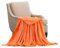 STGAO Fleecedecke 100 x 200 cm Viele Farben Flauschdecke Microfaser für Bett Sofa Schlafzimmer Büro, Orange
