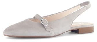 Gabor Damen Slingpumps, Frauen Absatzschuhe,Slingback,knöchelriemchen,high Heels,Heels,hochhackige Schuhe,stoeckelschuhe,Visone,39 EU / 6 UK