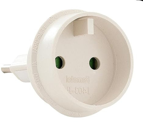 Adaptador Europeo Universal con múltiples Salidas, Compacto y portátil, Ideal para Viajes y Dispositivos electrónicos en Diferentes países.