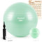 PhysKcal 85cm Light Turquoise Dicker Gymnastikball und 23 cm Pilatesball Set, Anti Burst Gymnastikball, Anti-Rutsch-Sitzball, Balanceball, Yogaball für Zuhause, Fitnessstudio und Büro