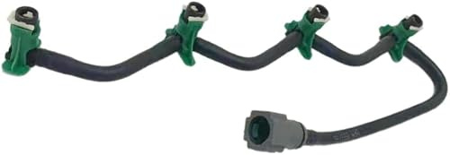 Dixhills Fuel Injector Leak Off Return Pipe Hose Compatible with Focus Mk3 Galaxy Mk2 S-Max C-Max Mondeo Mk4 C30 S40 S60 S80 V40 V50 V60 V70 Replacement for AV6Q9K022AB 31355340 1746271