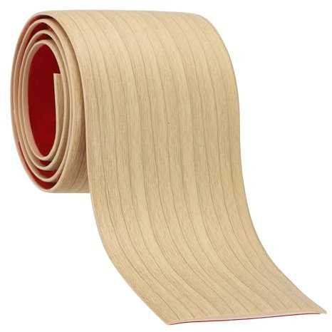 PATIKIL Self Adhesive Floor Transition Strip 76 mm x 2 Meters, Vinyl Laminate Floor Flat Divider for Joining Floor Gaps Doorways Carpet Cover Floor Tiles Oak