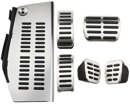 Bremse Fußpedal Autopedalauflagen Für VW Für Polo Für Amarok Für Käfer Für Jetta MK4 Für Bora Für Golf 4 Für Vento Auto Pedale(MT with Rest)