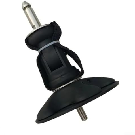 Base per albero da windsurf, rotazione a 360°, perno M8 in acciaio inox e giunto tendineo in nylon, per riparazione tavola da vela, pezzo di ricambio
