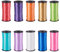 nbeads 10 Rollen Ringelband Ballon Bänder für Party und Festival Dekoration, Basteln und Geschenk Verpackung, 5 mm, 100YARDS/Rolle