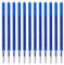 12PCS 0.7MM Recambio Que Desaparece A Alta Temperatura, Rotuladores De Tela, Marcado De Recambio De Rotulador Eliminado Por Calor Para Costura, Acolchado Y Ropa (AZUL)