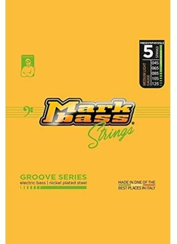 Markbass Groove Series Strings 5s 45-125 - Set di corde per basso a 5 corde