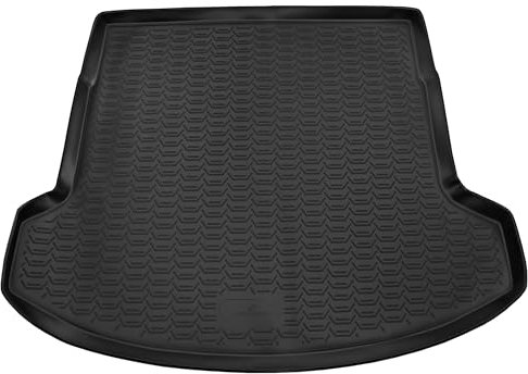 WALSER XTR Kofferraumwanne für Nissan Qashqai 2006-2014, 3. Reihe geklappt, Lange Matte, 100% passgenaue Antirutschmatte Auto, Gummimatte Auto, Kofferraum Schutzmatte, Auto Gummimatten