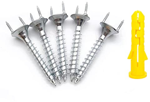 TKSTYLE 50pcs Solid Wood Baseboard Seamless Nails, Y Shape Double-Headed Self-Tapping Screws Baseboard Footline Fixing Seamless Nail 15/25/35mm Two Direction Fix Claw Nails (3.5x0.8cm), Silver