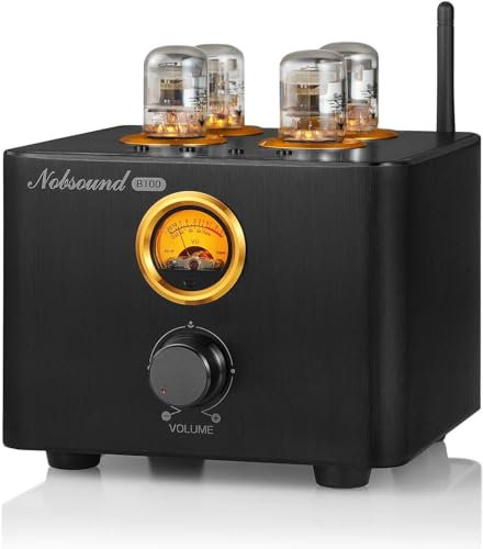 Nobsound B100 Bluetooth 5.0 Valve Tube Amplifier USB DAC COAX/OPT Integrated HiFi Amp