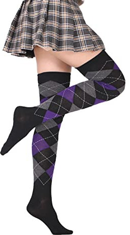 Damen Family Kniestrümpfe Baumwolle Kniestrümpfe Damen Overknee Strümpfe Overknee Socks Beinwärmer Schenkel Socken Baumwolle Thigh High Socks