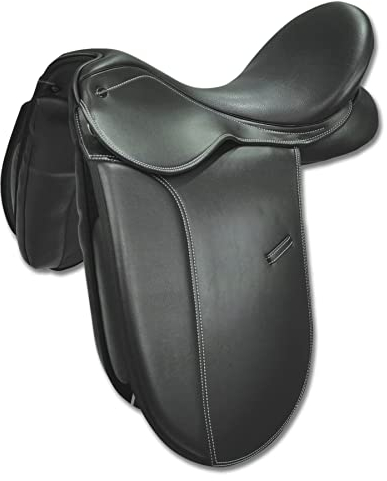 WALDHAUSEN Economic Selle de dressage Noir 15,5/39 cm