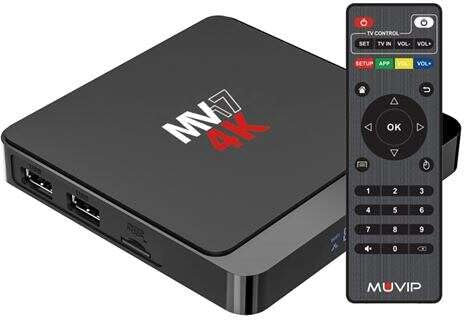 Muvip MV17 Mini PC Smart TV 4K 5G - Android 10 - Quad-Qore - 2GB RAM - 16GB ROM