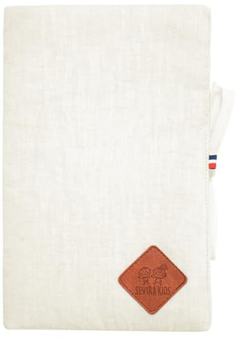 Sevira Kids - Schutzhülle für U-Heft aus Leinen, hergestellt in Frankreich