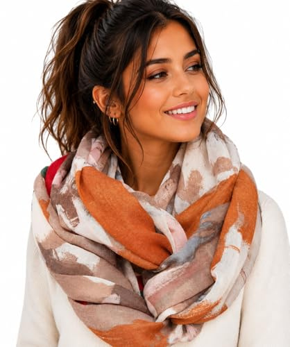 GIL-DESIGN XXL LOOP SCHAL SCHLAUCHSCHAL RUNDSCHAL HALSTUCH TÜCHER AUSWAHL HERBST WINTER 2023-2024