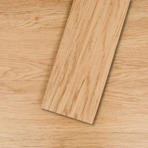 Mysflosy Vinylboden Selbstklebend, PVC Bodenbelag holzoptik wasserdicht, Eichenhonig 15,24cm x 91,44cm vinyl bodenbelag, 16 Dielen, Abdeckung 2,23m²