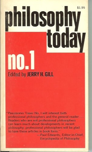 Philosophy Today: No. 1