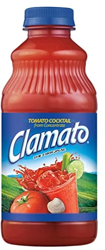 Motts Clamato Tomato Juice 946ml - Makes the Ultimate Bloody Mary cocktail