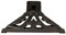 TIKI Soporte de antorcha de hierro fundido, resistente, independiente y resistente a la intemperie para patio, jardín, terraza y patio trasero, se adapta a postes de antorcha de 0.75 a 1.25 pulgadas
