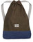 Rucksack Gym Bag Sack Turnbeutel Baumwolle Canvas Tasche Sport Frauen Männer Kinder, Farbe:Braun