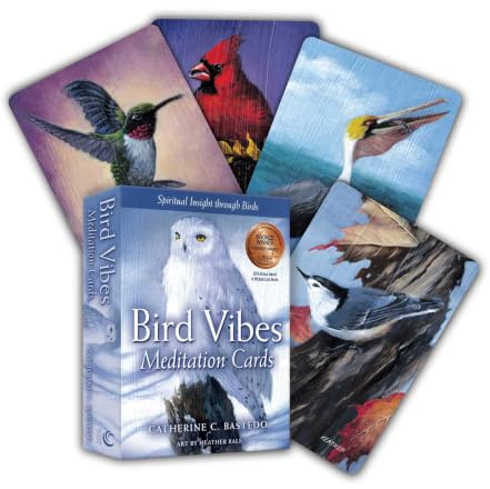 Bird Vibes Meditation Cards: Spiritual Insight Through Birds - 54 cards & 152pp guidebook