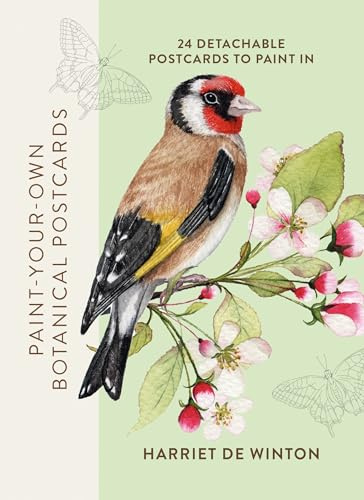 Paint-Your-Own Botanical Postcards: 24 detachable postcards to paint in