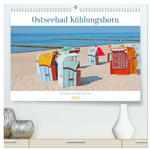 Ostseebad Kühlungsborn. Erholung mit allen Sinnen (hochwertiger Premium Wandkalender 2025 DIN A2 quer), Kunstdruck in Hochglanz