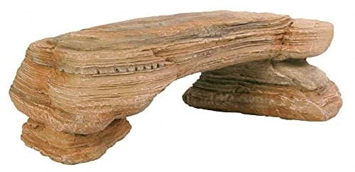 TRIXIE Felsplateau für Terrarien und Aquarien - Sandstein-Optik - aus Polyesterharz - 29 x 14 x 9 cm - 8846