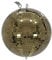 Eurolite Mirror Ball 30 cm Gold | Safety Disco Ball with Golden Facets | Perfect for Decoration | Party Room | Shop Window