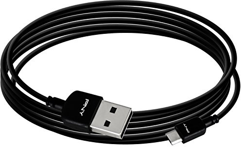 PNY Micro-USB-Ladekabel für Mobiltelefone 1,8m schwarz