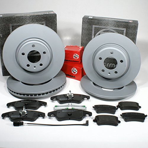 Zimmermann Bremsscheiben 1LA,1KW Coat Z/Bremsen + Bremsbeläge für vorne + hinten
