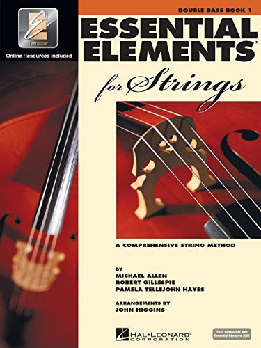 Essential Elements for Strings - Double Bass Book 1 with EEi online Resources | Double Bass Method Songbook and Sheet Music for School Band Students ... String Method, Double Bass Book 1
