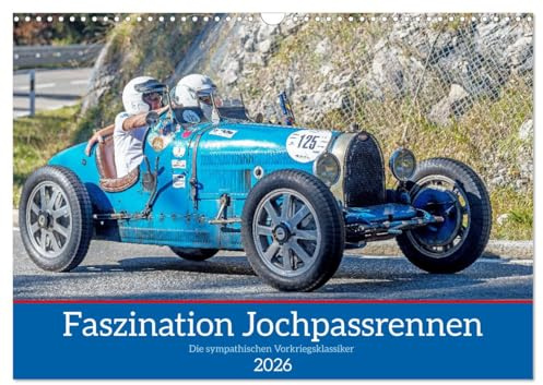 Faszination Jochpassrennen (Wandkalender 2026 DIN A3 quer), CALVENDO Monatskalender: Vorkriegsfahrzeuge in Ihrem Element. (CALVENDO Mobilitaet)