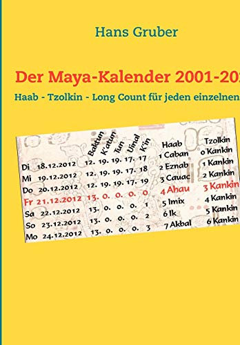 Der Maya-Kalender 2001-2020: Haab - Tzolkin - Long Count für jeden einzelnen Tag