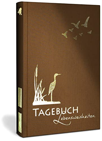Tagebuch illustriert mit Aquarellmalerei und schönen Sprüchen zum Nachdenken: Das klassische LUCA TAGEBUCH mit viel Platz zum Schreiben, Malen oder Selbstgestalten