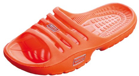 Beco Unisex Kinder Badepantoletten-90651 Wassersportschuh, Orange, 30 EU