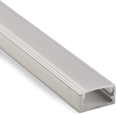 SO-TECH® LED Profil Alu 1 m mit opaler Abdeckung für LED Stripes
