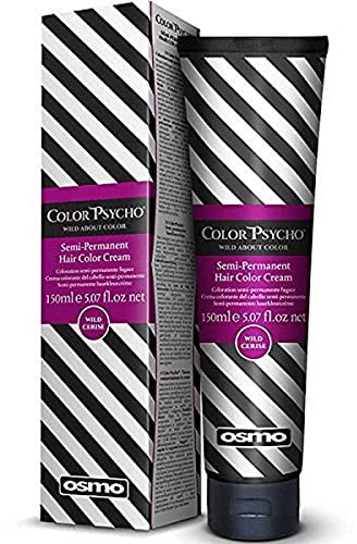 Colore Psycho Tamer semi-permanente di capelli Crema a colori, Selvaggio Cerise 150 ml