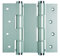 DA Bisagra muelle doble acción 120 mm Plata, estuche de 2 unidades