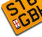 Sticar-it Ltd England ENG St Georges Cross Badge for Motorbike Motorcycle Number Plate vinyl sticker Road legal