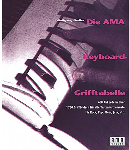 Die AMA-Keyboard-Grifftabelle: 468 Akkorde in über 1700 Griffbildern für alle Tasteninstrumente für Rock, Pop, Blues, Jazz, etc