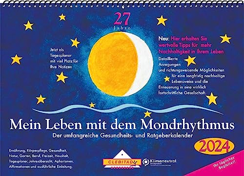 Mein Leben mit dem Mondrhythmus: 2021 Aufstellkalender