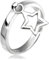 Elli Damen-Ring Stern Anhänger Astro Sternzeichen Trendsymbol silber 925