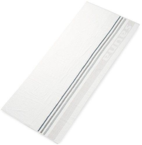 CelinaTex Stripes Saunatuch 80 x 200 cm weiß Baumwolle Badehandtuch Frottee Handtuch Duschtuch Standlaken