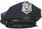 W WIDMANN MILANO Party Fashion 8427P - Polizeimütze, blau, mit Polizeiwappen, Uniform, Karneval, Mottoparty