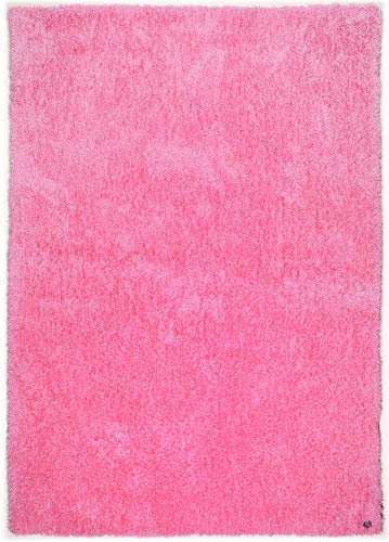 Hochflorteppich/Shaggy | weich, flauschig, edler glanz | Größe: 65 x 135 cm; Farbe: Rose | TOM TAILOR - Soft