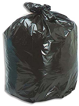 Boîte de 200 Sacs-poubelle, 110 litres, noir, 45 microns